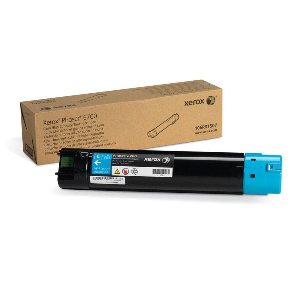 Xerox 106R01507 Cyan High Yield Toner Cartridge