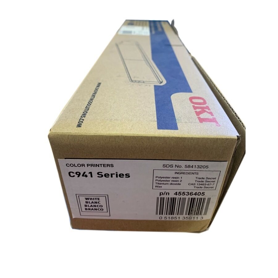 Oki 45536405 OEM Toner White 10K