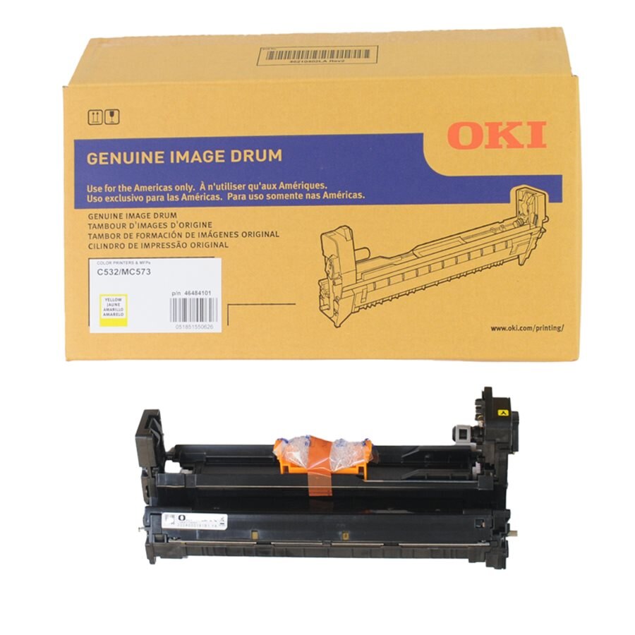Oki 46484101 OEM Drum Yellow 30K
