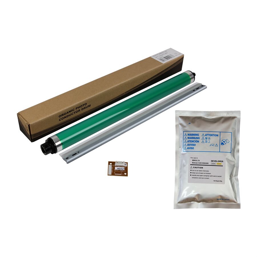 Konica Minolta Yellow Drum Unit Rebuild Kit: 120K Page