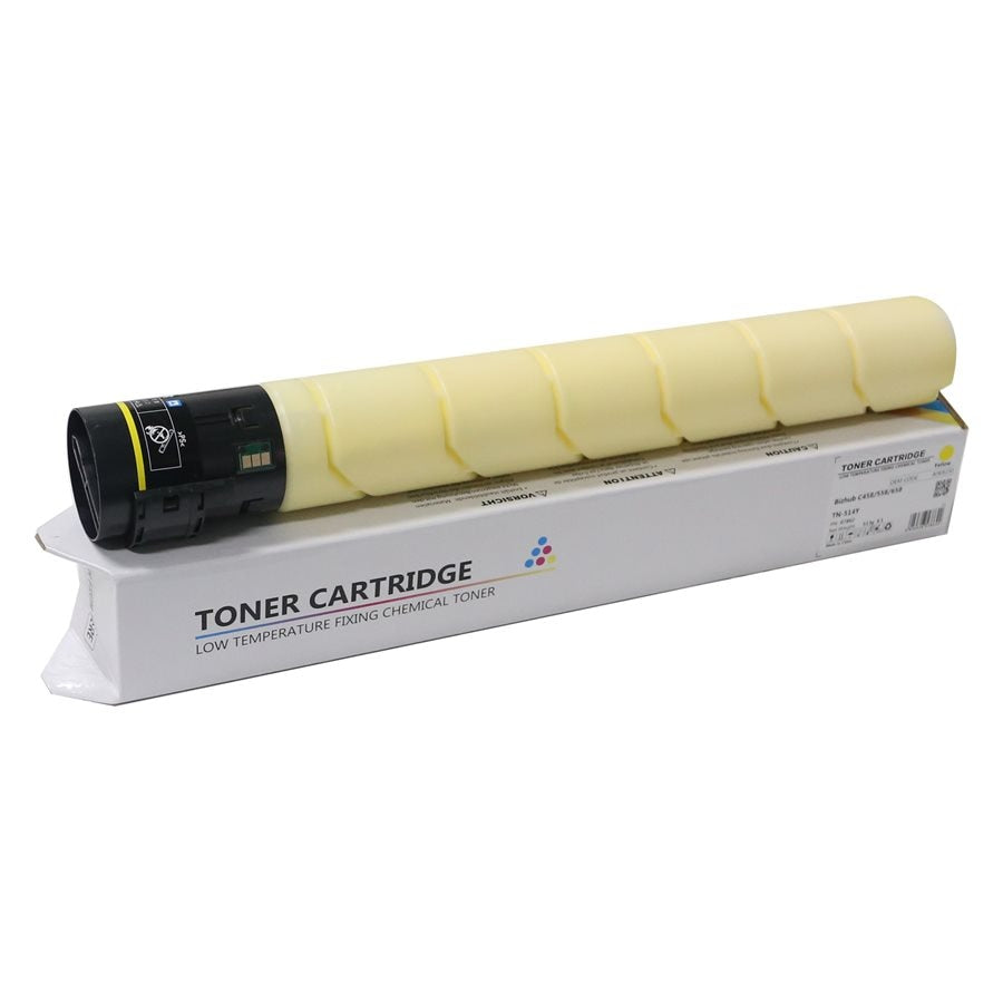 Toner TN-514Y pour Bizhub C458/558/658 513g 26K