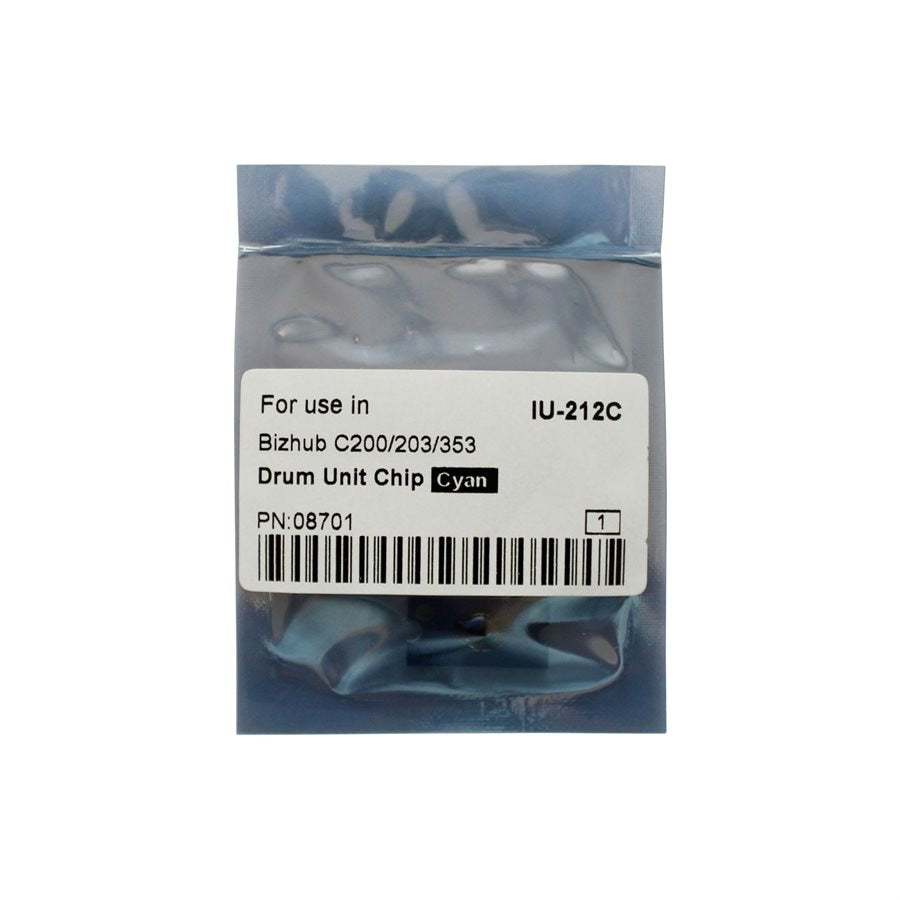 Konica Minolta Drum Chip, Cyan C200--45KC203--55kC253--75K