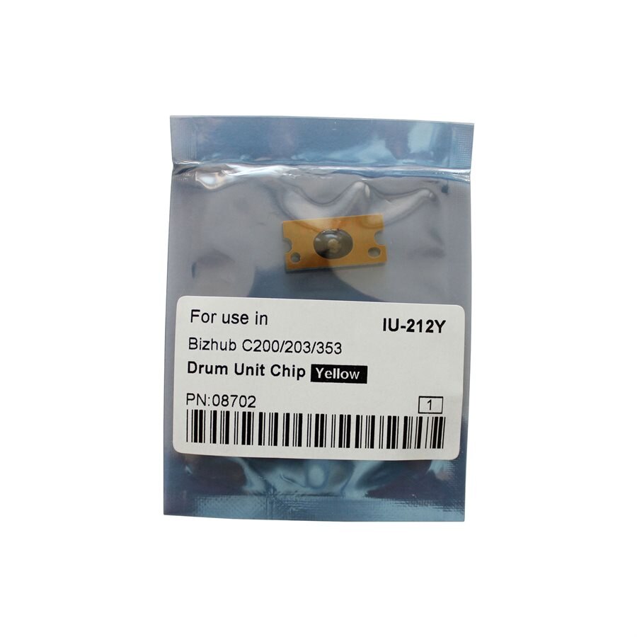 Konica Minolta Drum Chip, Yellow C200--45K C203--55K C253--7