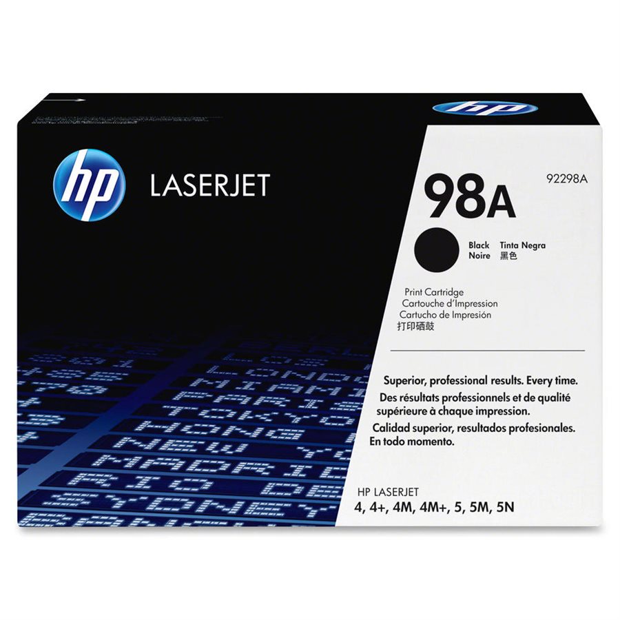 HP 92298A Black Original Laser Toner Cartridge