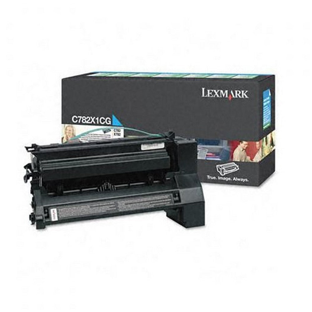 LEXMARK C782X1CG Cyan Original Toner Cartridge