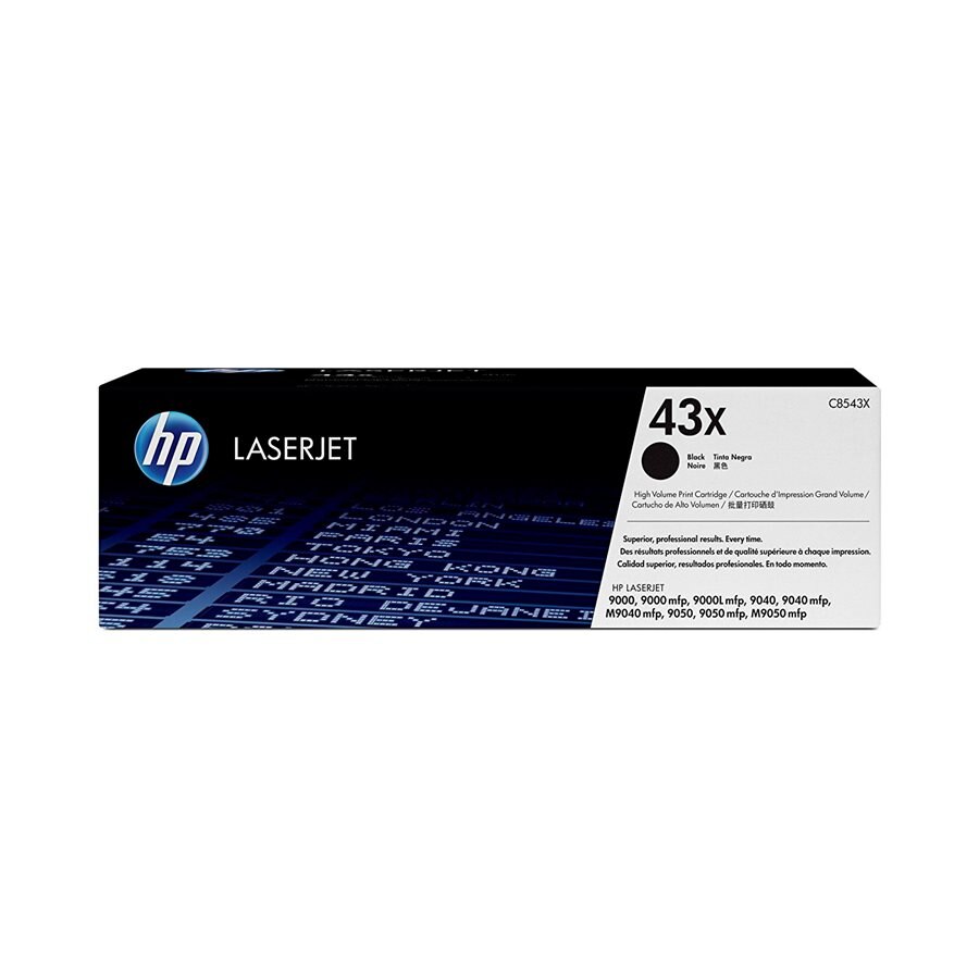 HP LJ 9000/9040/9050 OEM Toner C8543X Black 30K