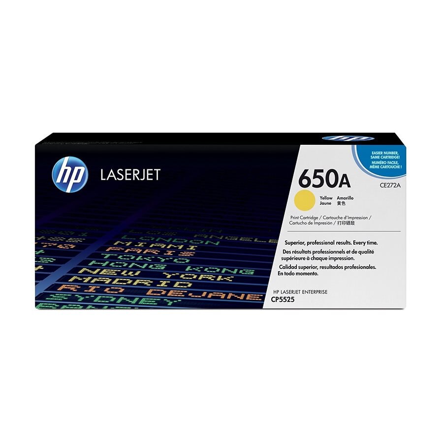 HP CE272A (650A) OEM Toner Yellow 15K