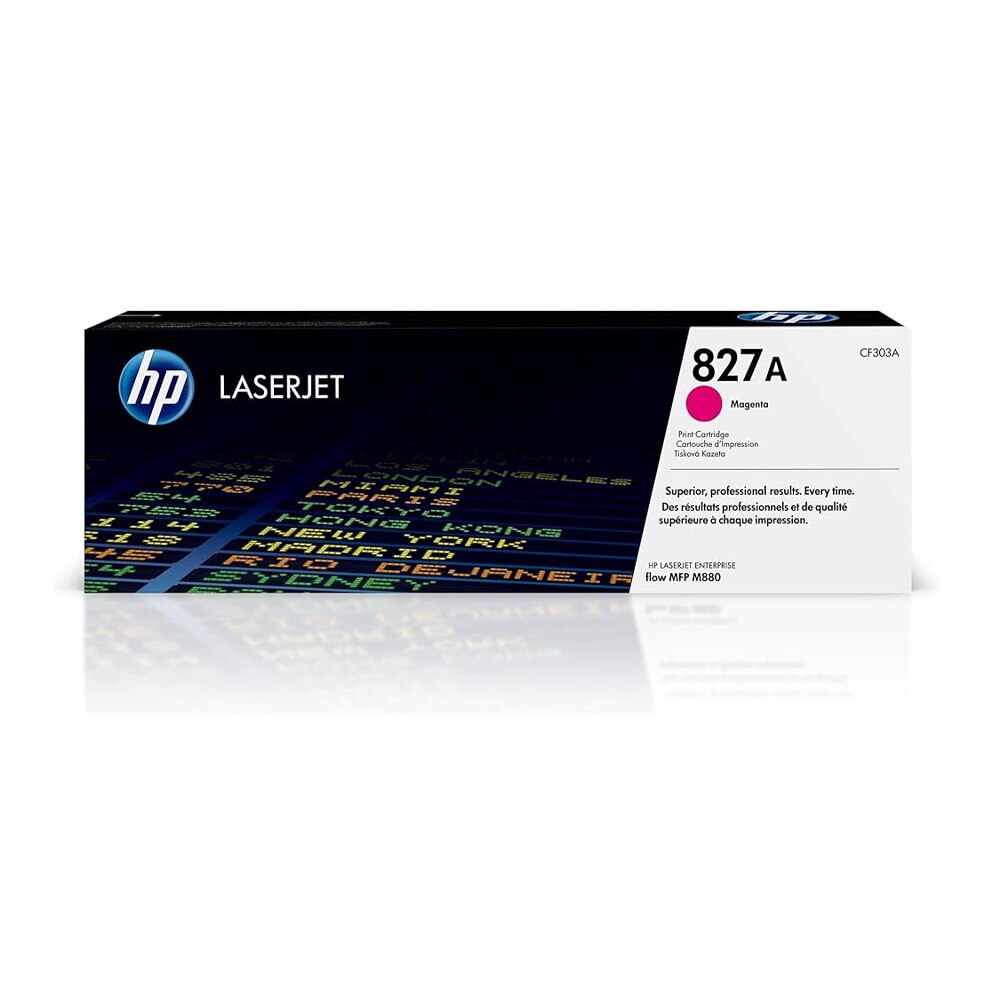HP 827A Magenta Original LaserJet Toner Cartridge, CF303A