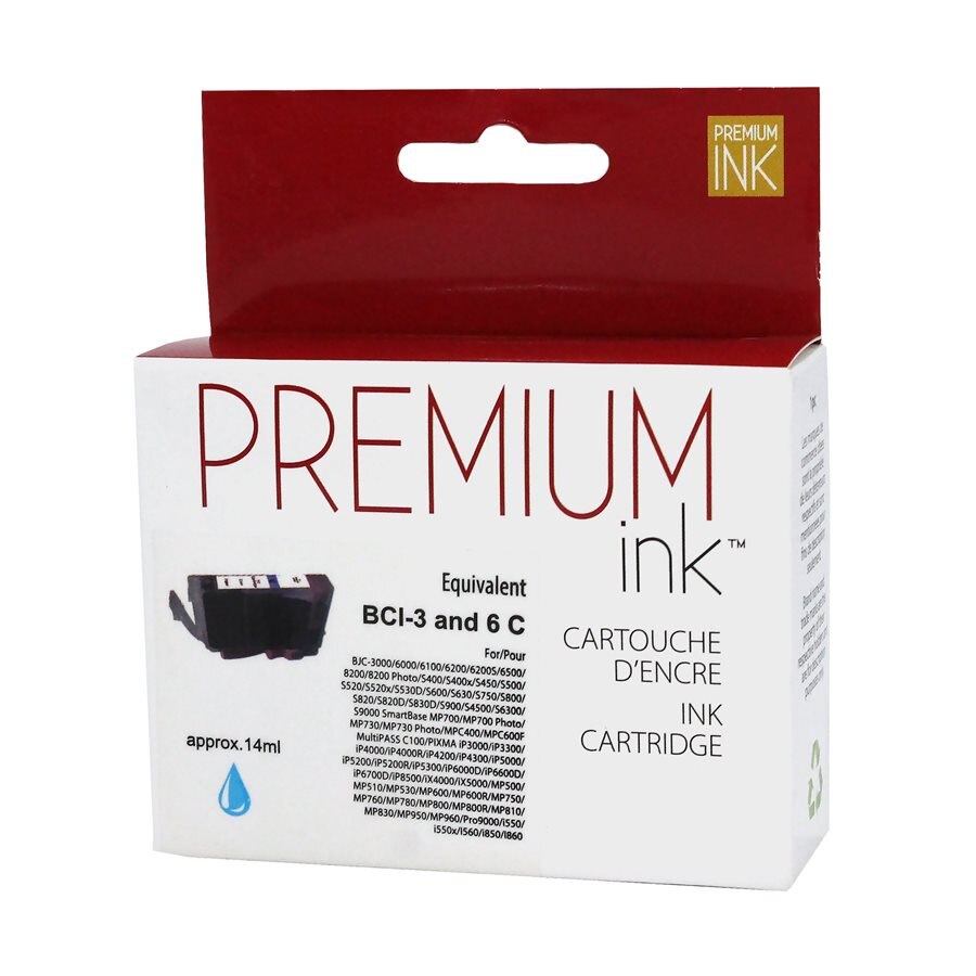 Canon BCI 3/6 Alternative Photo Cyan Premium Ink