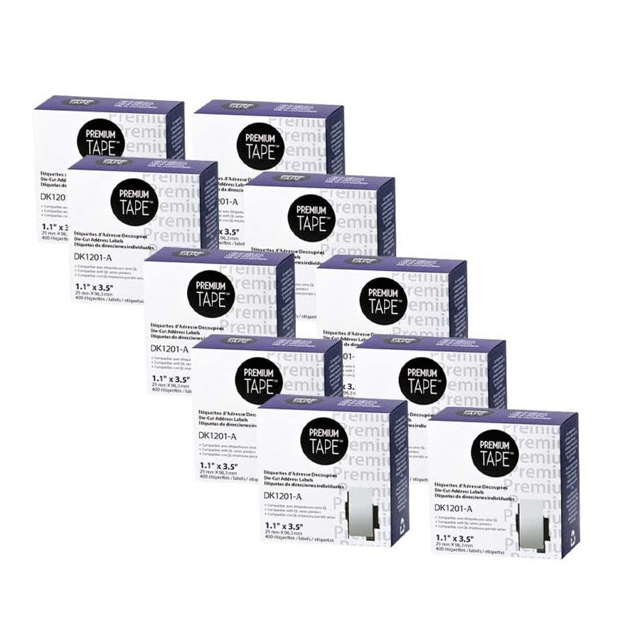 Alternative Brother DK1201 Étiquettes 1.1'' x 3.5'' (10 pack)