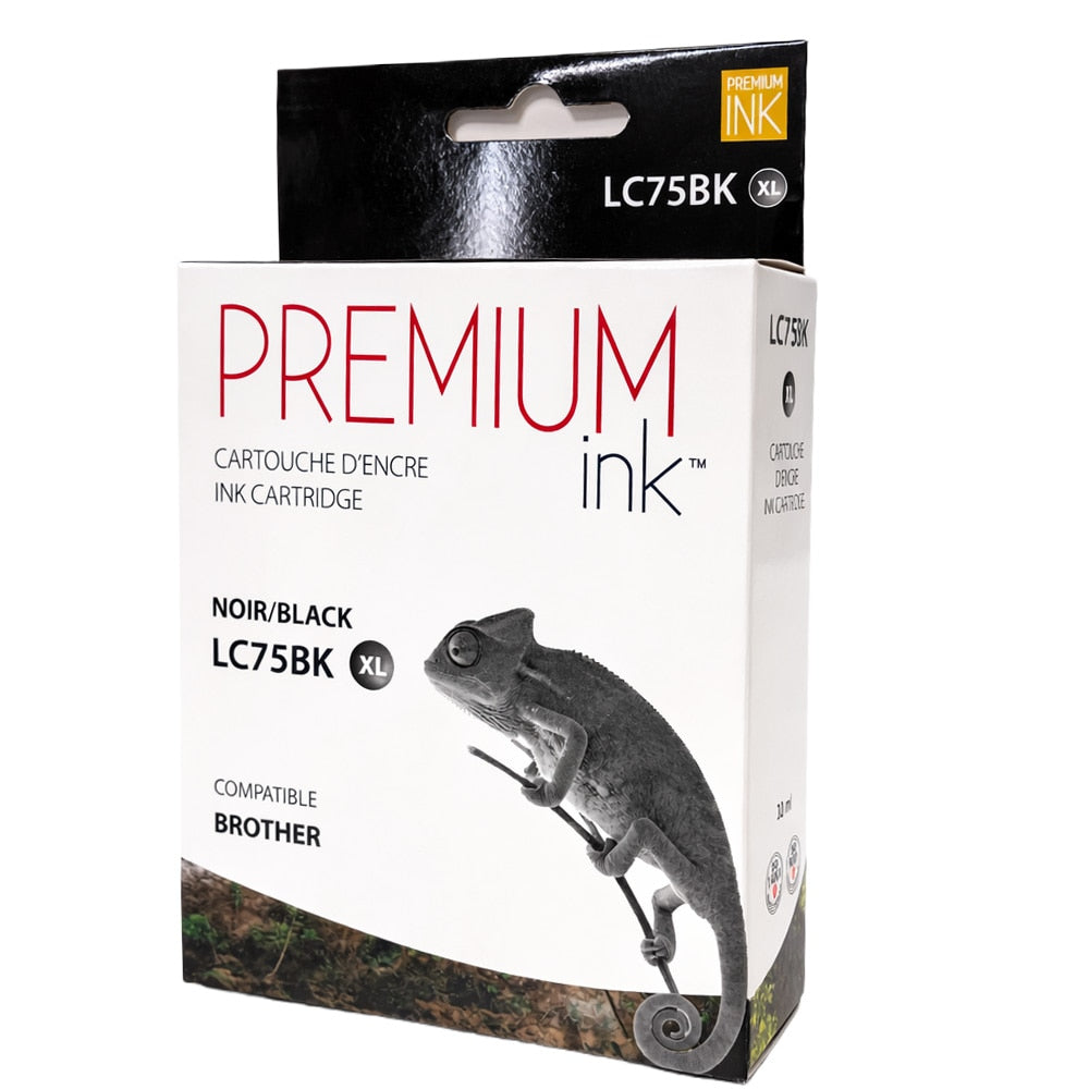 Brother LC75XL Alternative Black Premium Ink
