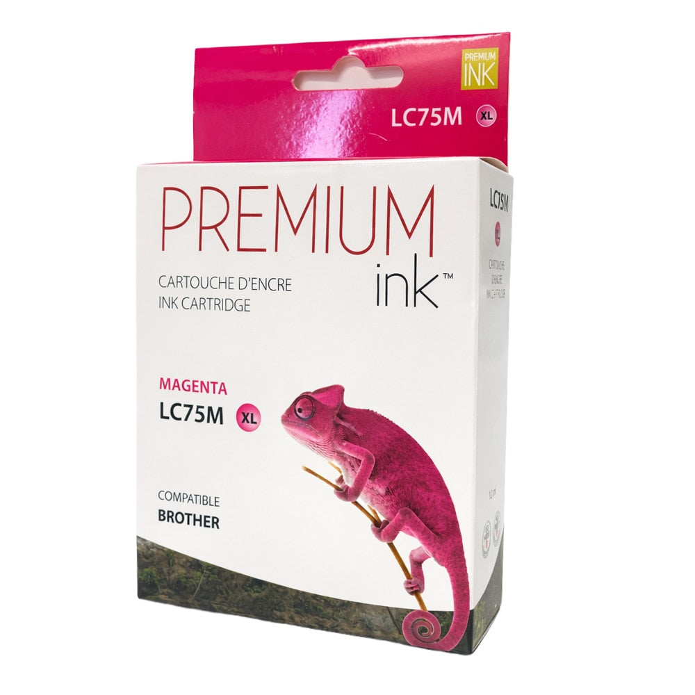 Brother LC75XL Alternative Magenta Premium Ink