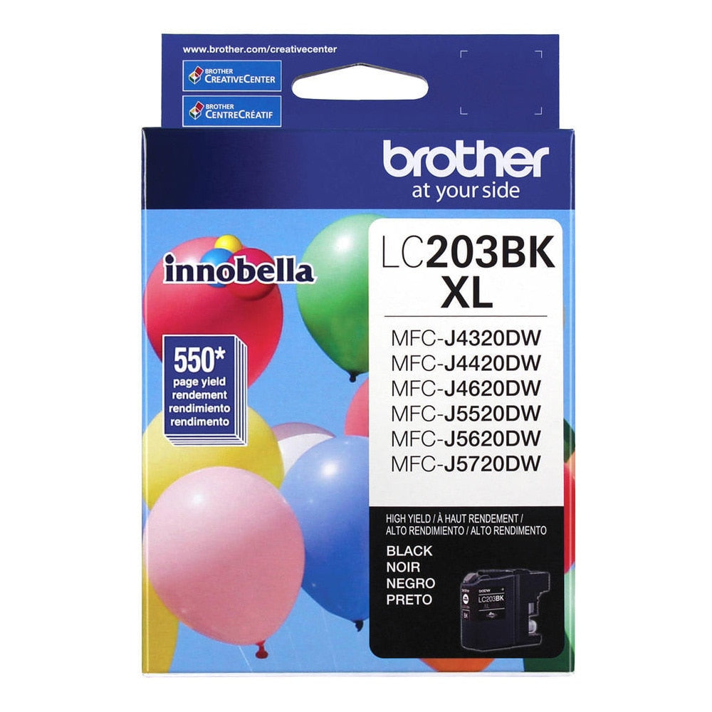 Brother OEM LC203 Black XL Series 550 Page Yield