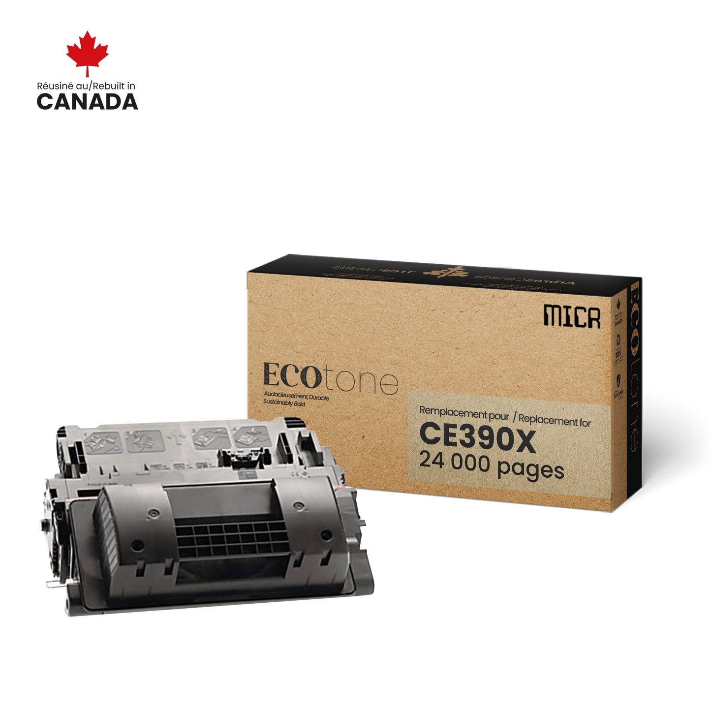 HP CE390X MICR Reman Ecotone 24K