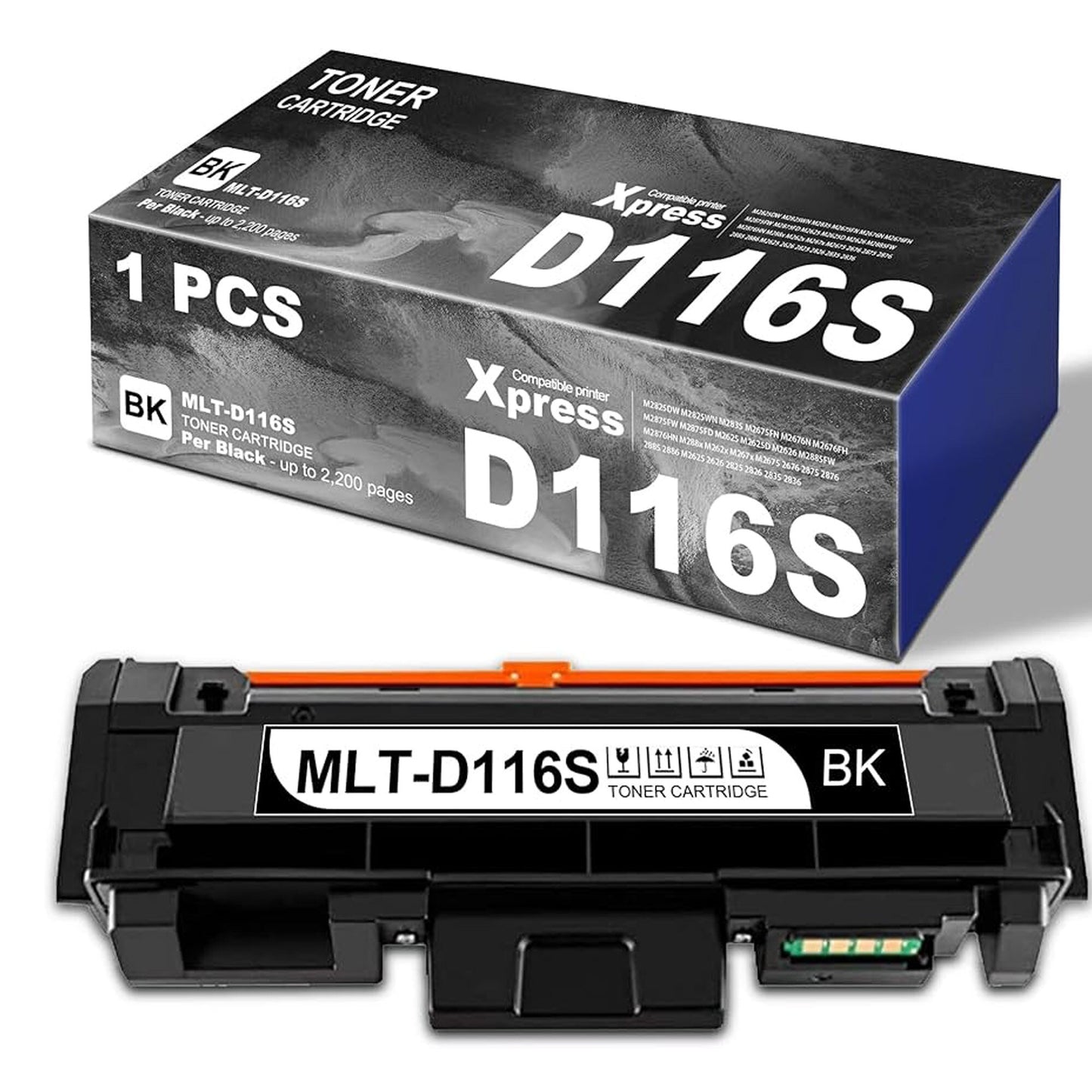 Samsung MLTD116S (SU844A) OEM Black Toner 1.2K
