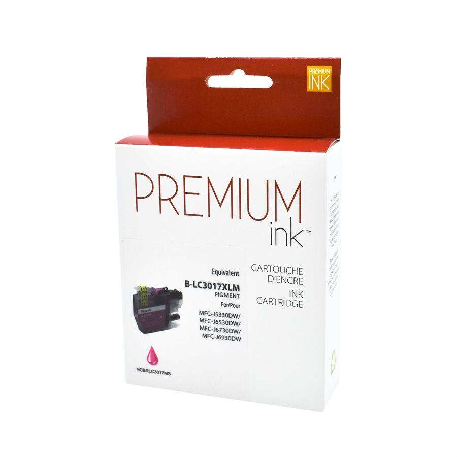 Brother LC3017XL Pigment Magenta Alternative Premium Ink TBD