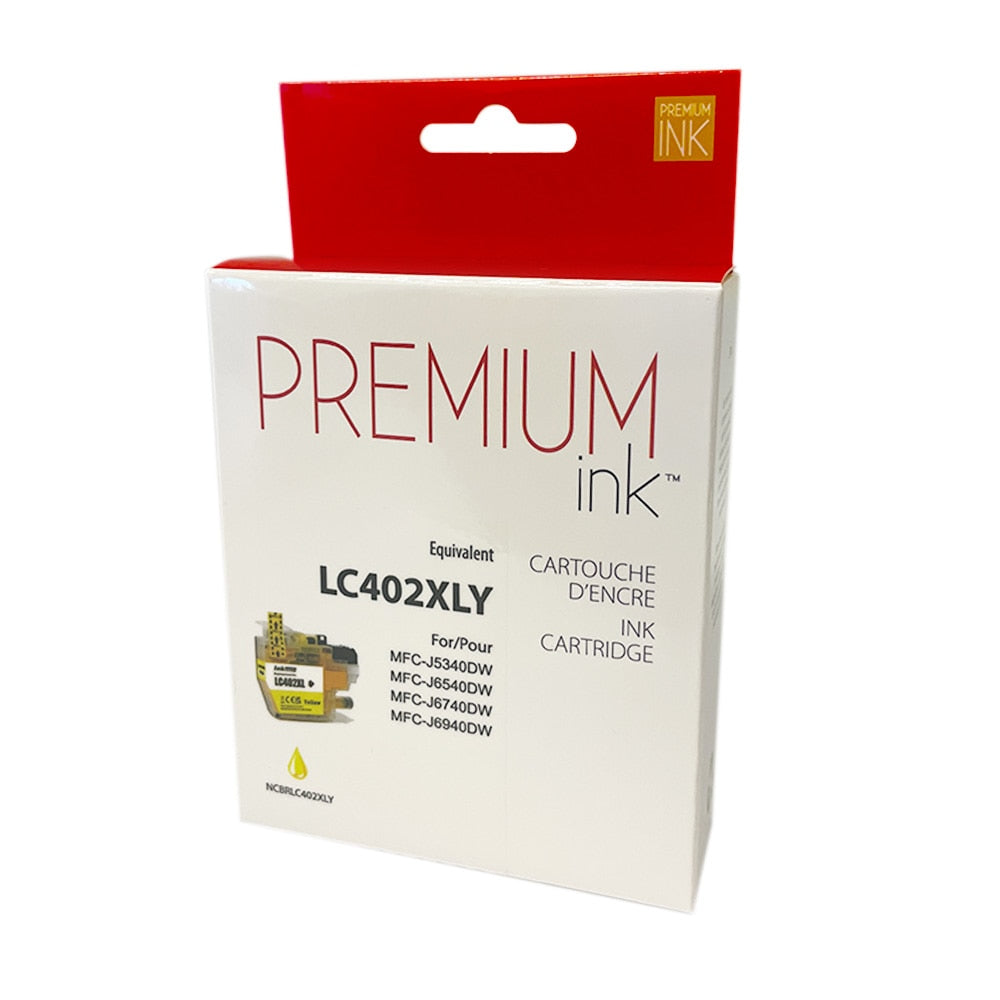 Brother LC402XLYS Alternative Premium Ink Yellow 1.5K