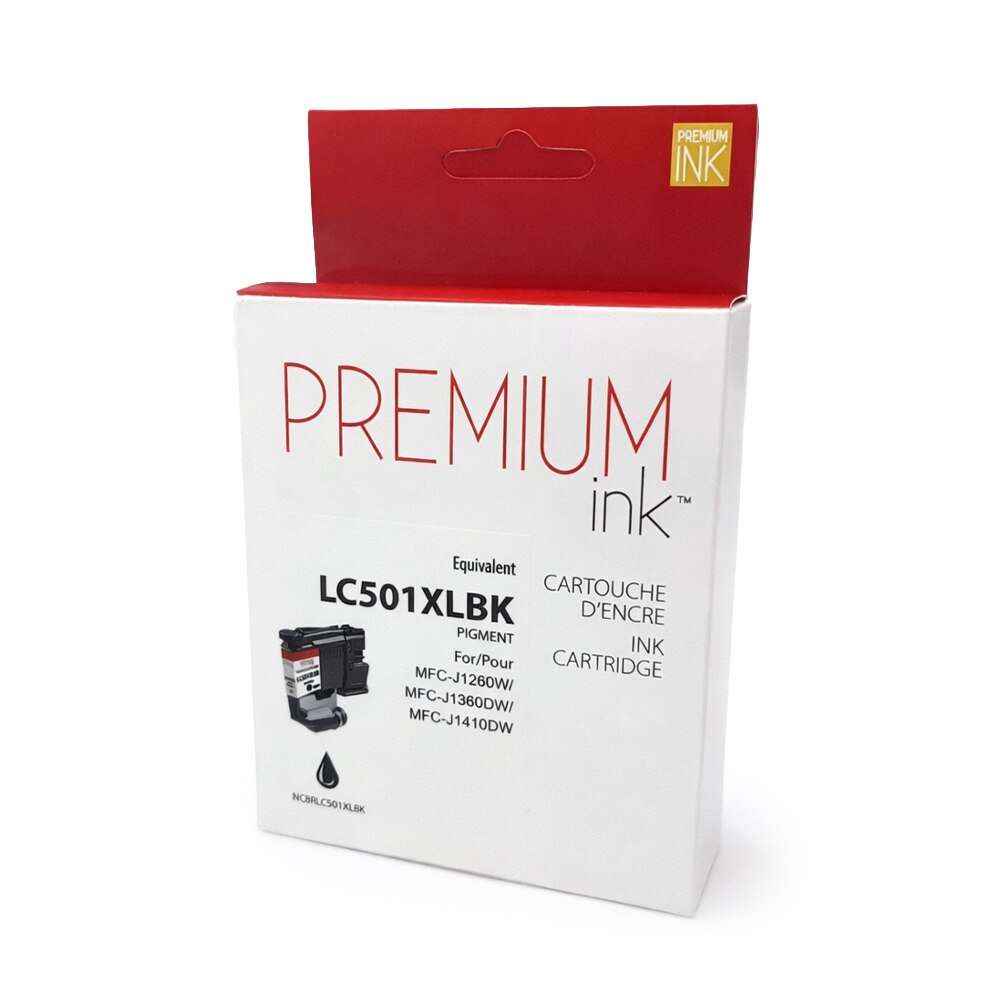 Brother LC501XLBKS Alternative Premium Ink Black 500 copies