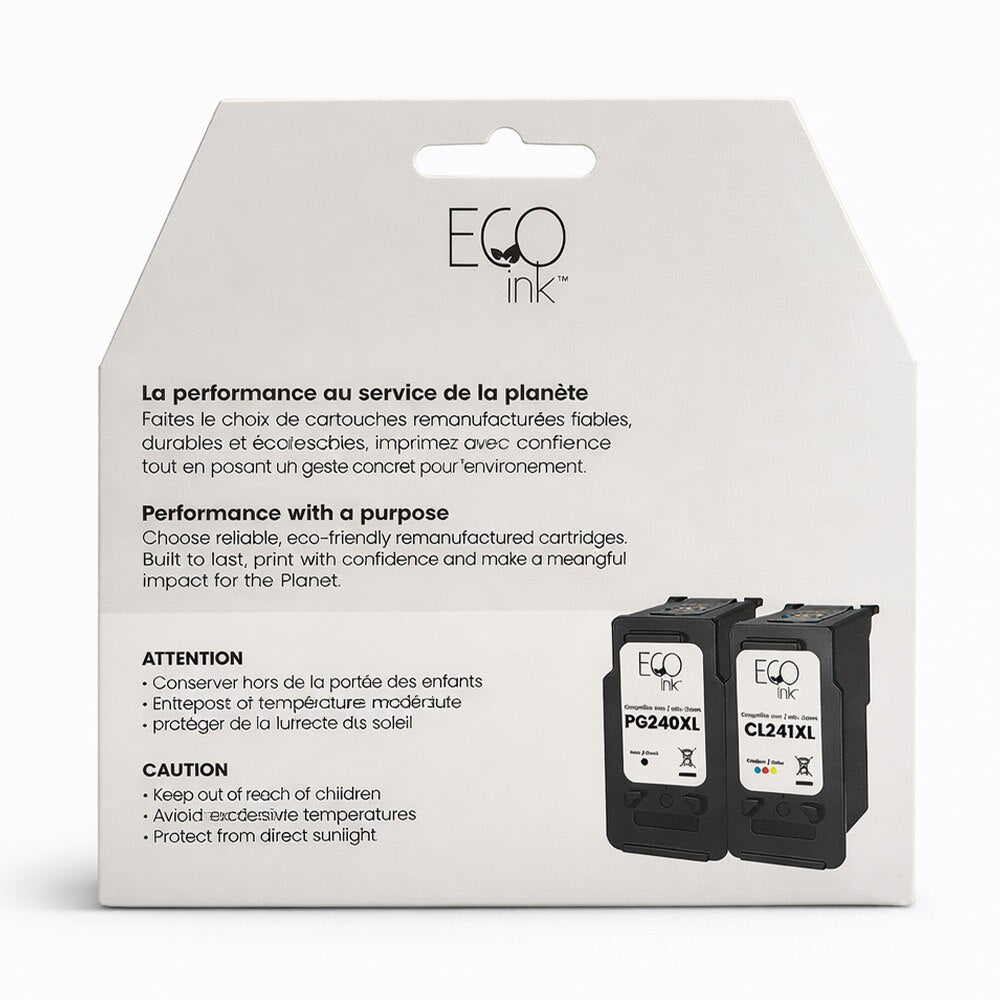 Canon PG240XL/CL241XL Value Pack Ecoink