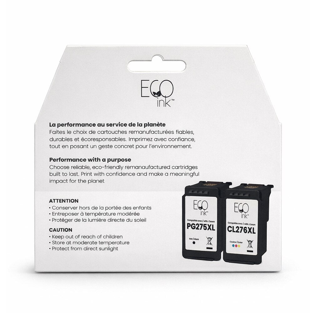 Canon PG275XL/CL276XL Value Pack Ecoink
