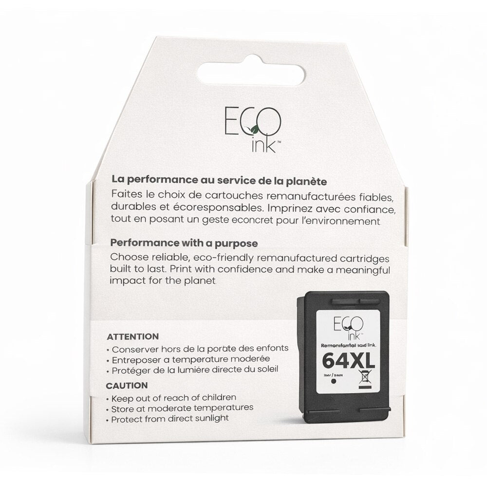 HP No.64XL N9J92AN Reman Black EcoInk