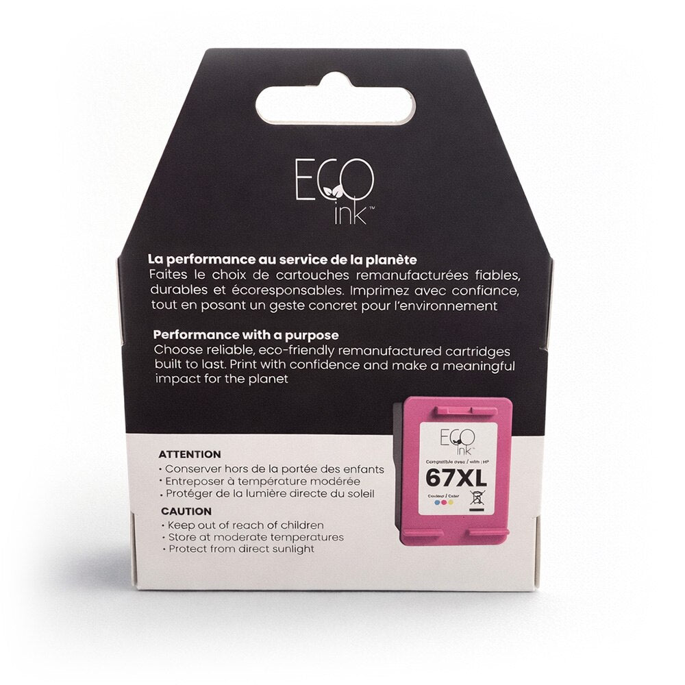 HP no.67XL 3YM58AN Reman EcoInk Color 200 copies