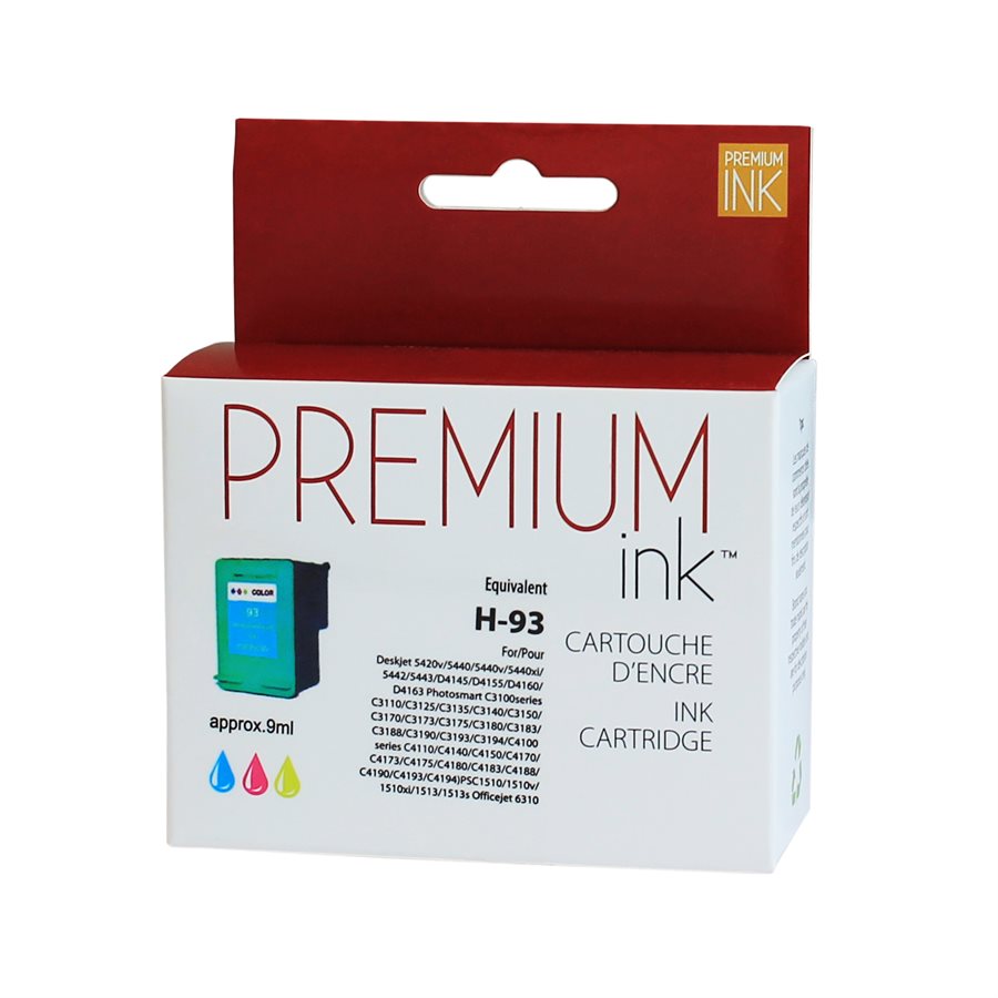 HP No. 93 C9361W Reman Colour Premium Ink TBD