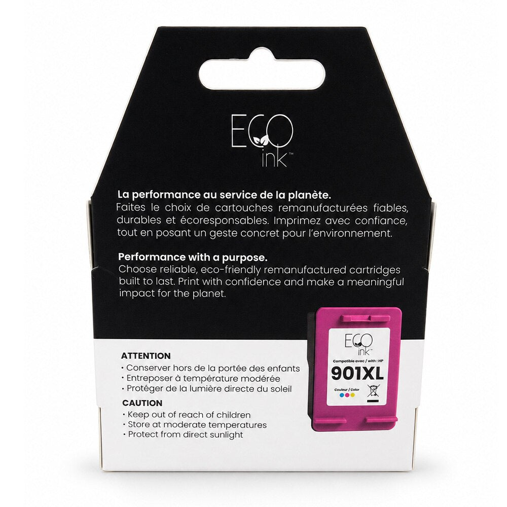 HP No. 901XL CC656A Reman Color EcoInk