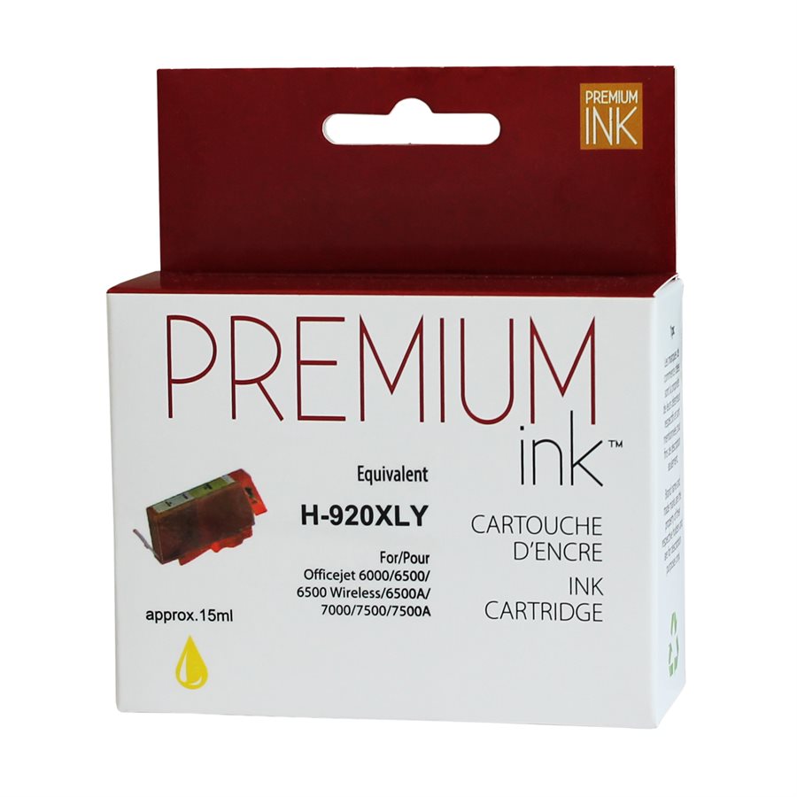 HP No. 920XL CD974A Alternative Yellow Premium Ink