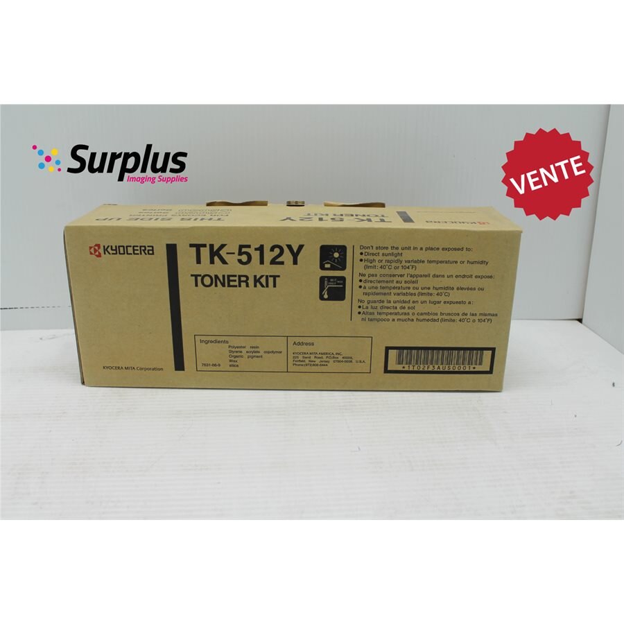 Kyocera Mita FSC5020N/5025/5030N OEM Toner Yellow 8K