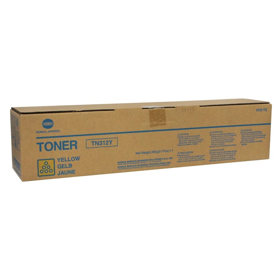 KM Bizhub C300/352 OEM Toner Yellow 12K