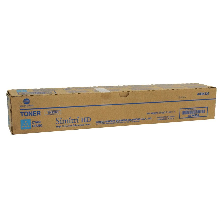 KM Bizhub C224/284/364 OEM Toner Cyan 25K