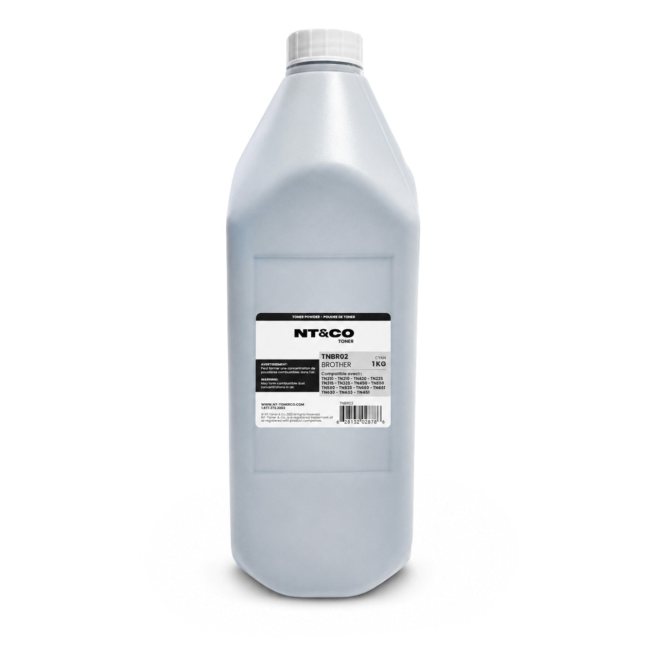 Toner for use in Brother HL-3170 Cyan 1kg
