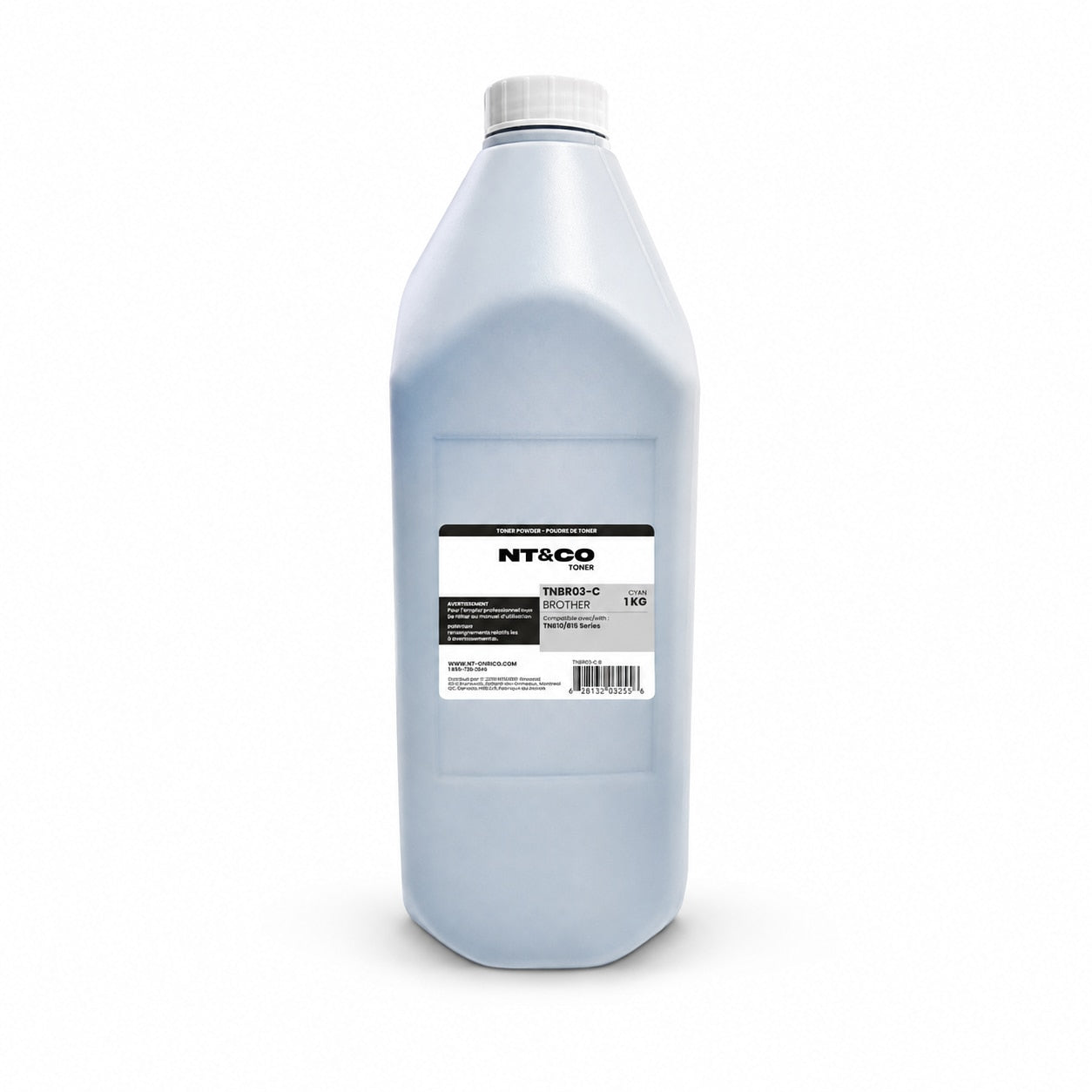 Toner for use in Brother TN810/815 Series Cyan 1KG