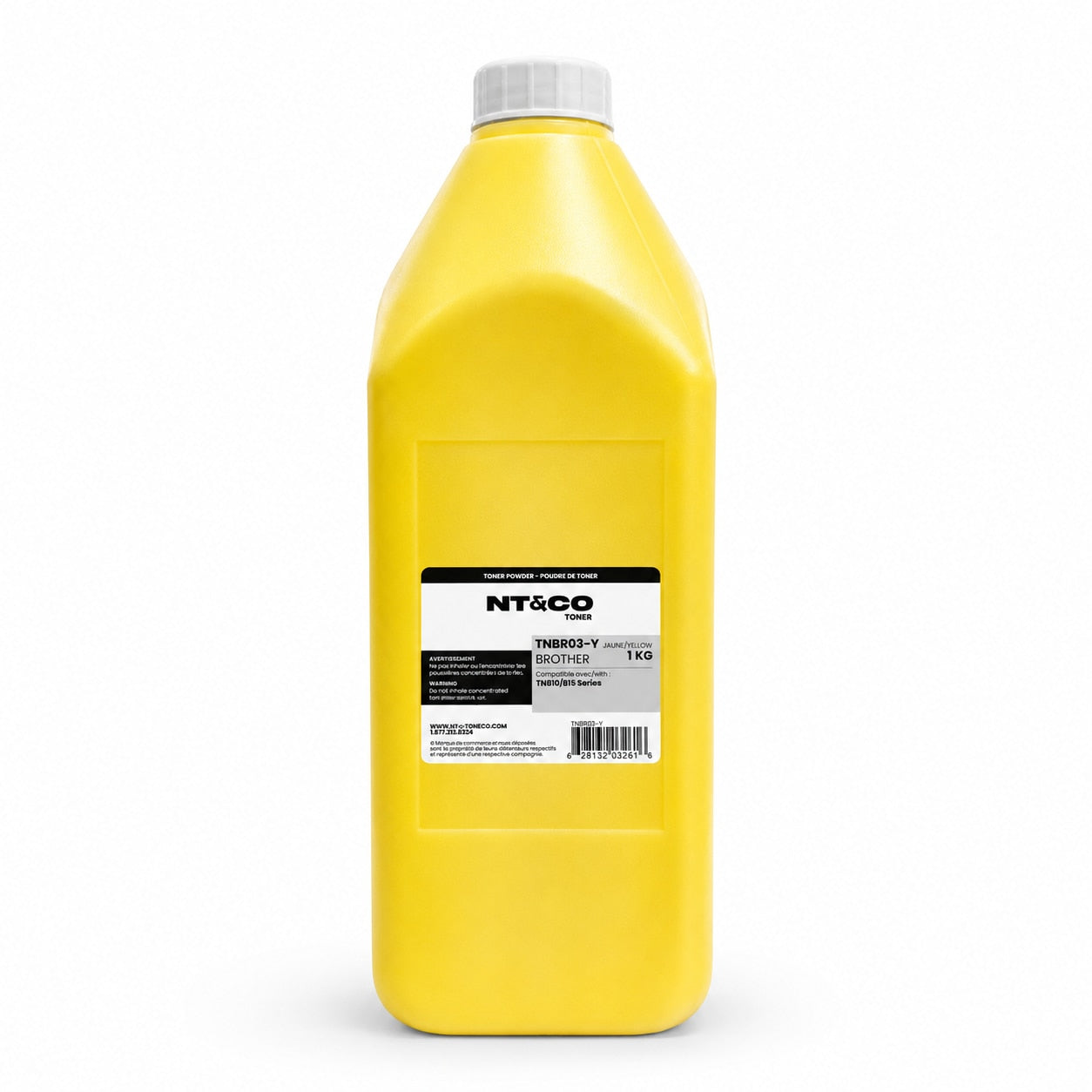 Toner for use in Brother TN810/815 Series Yellow 1KG