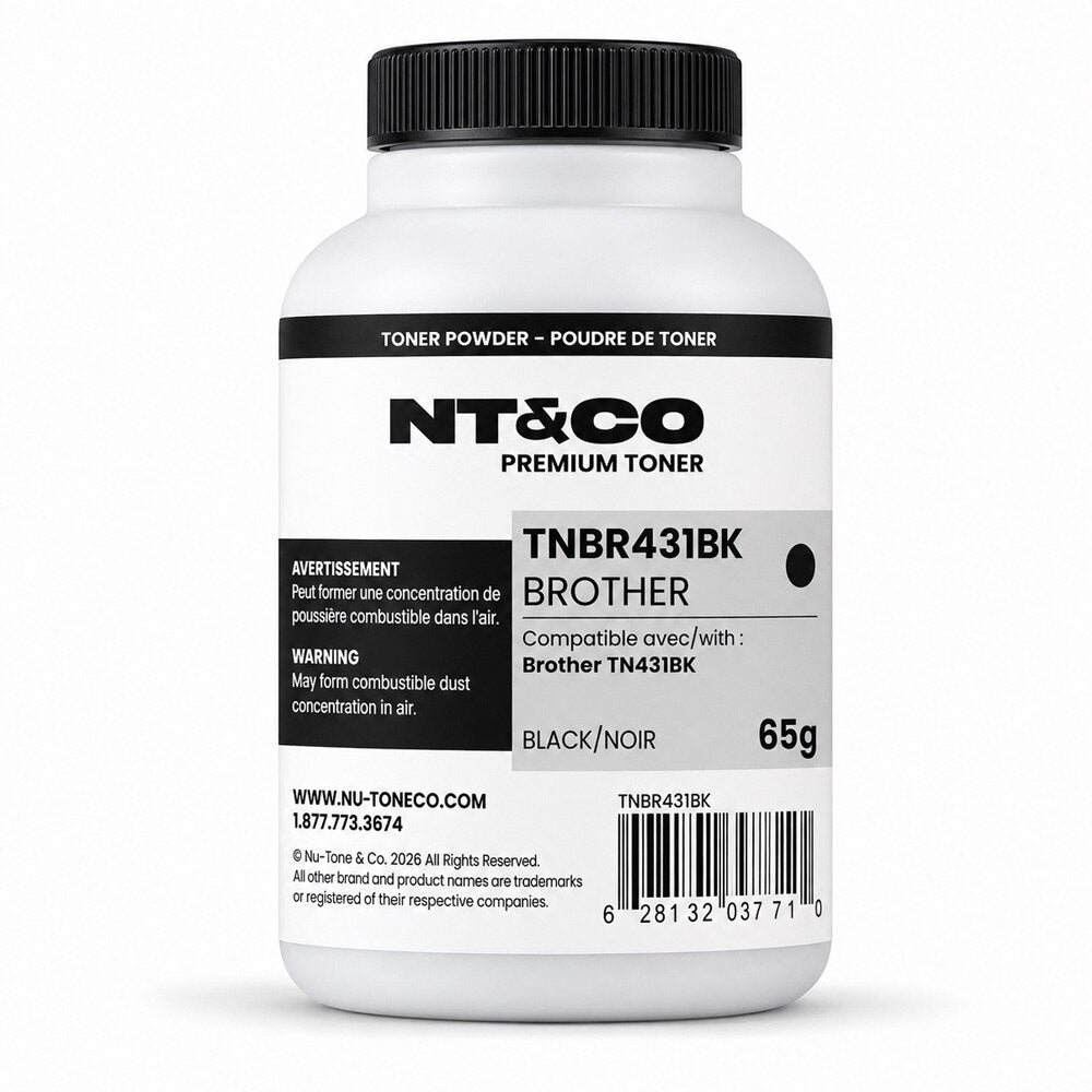Toner Powder for use in Brother TN431BK 65g