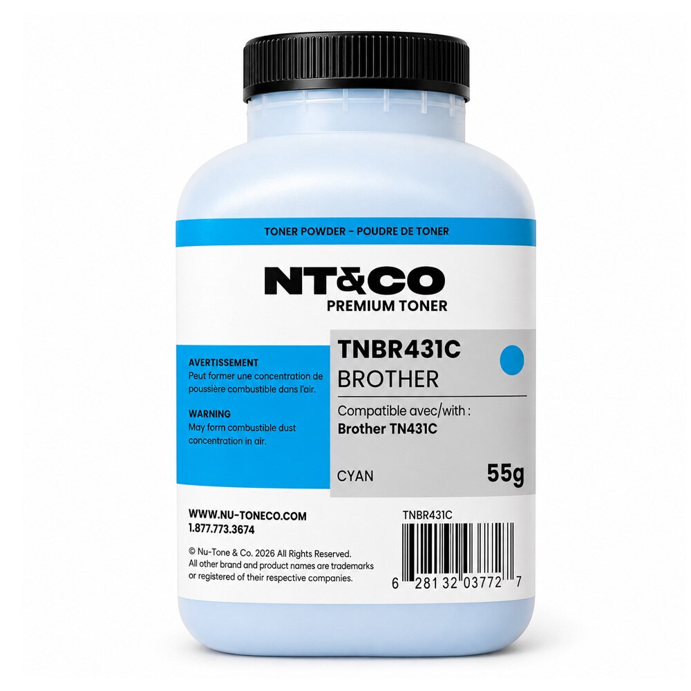 Toner Powder for use in Brother TN431C 55g