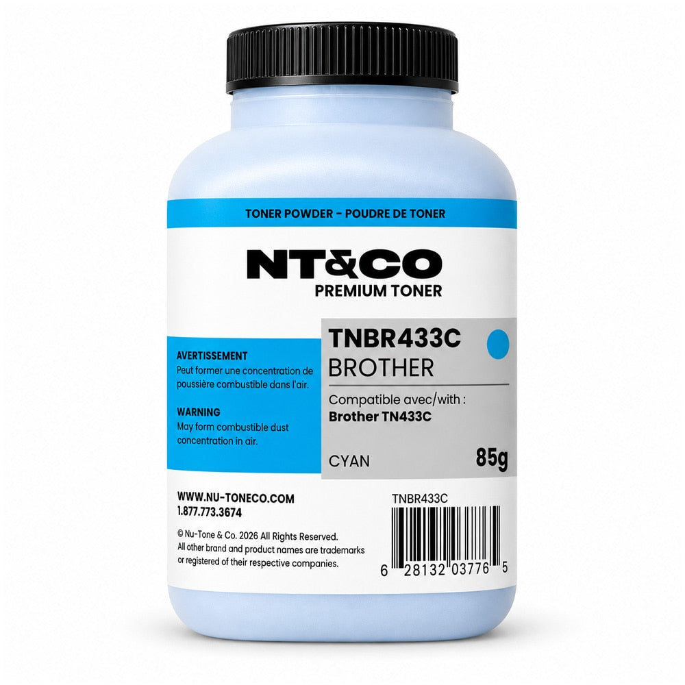 Toner Powder for use in Brother TN433C 85g
