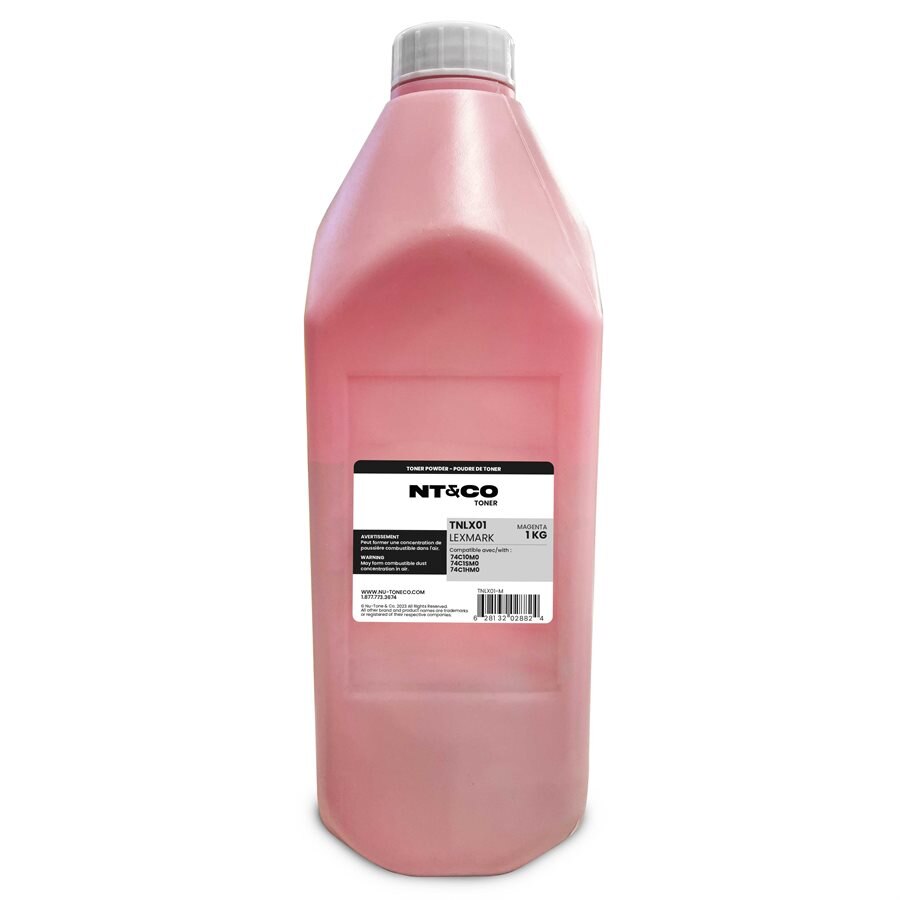 Toner for use in Lexmark CS720/725 Magenta 1KG