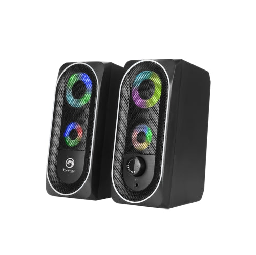 SPK-MARVO-SG266BT - Marvo sg-266bt - 2.0 Stereo Led gaming bluetooth + 3.5mm audio jack 6 speaker - Kartouche Plus