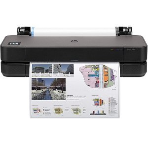 5HB06A#B1K - Imprimante grand format compact sans fil avec traceur HP DesignJet T250 - 24 pouces, avec conception de bureau moderne - Kartouche Plus