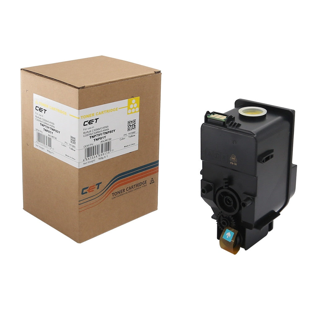 Konica Minolta Bizhub C3300i/3320i/3351i/4001i/4050i TNP79Y/TNP80Y/TNP81Y Toner Cartridge-Chemical