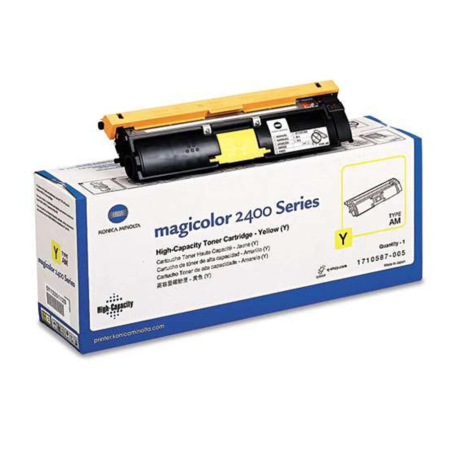 KM Magicolor 2400/2500 Series OEM Toner Yellow 4.5K