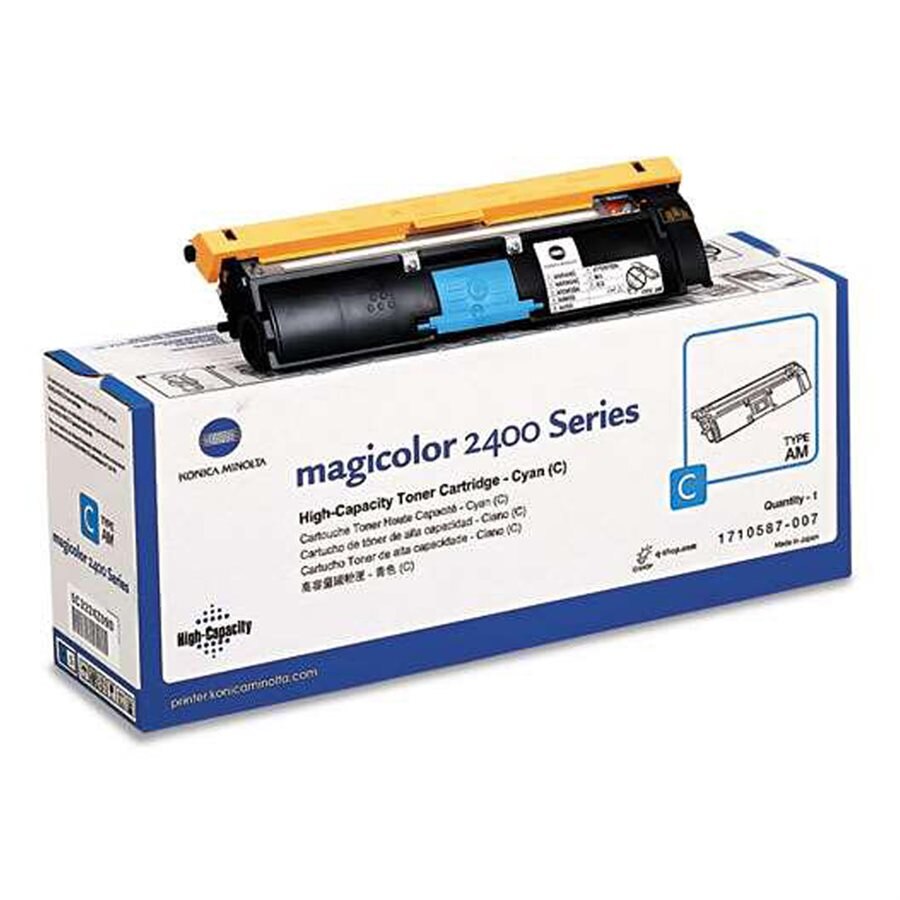 KM Magicolor 2400/2500 Series OEM Toner Cyan 4.5K