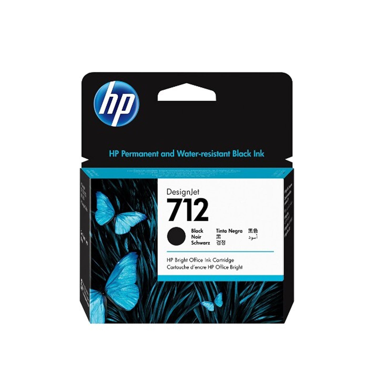 HP 3ED71A (712) OEM InkJet Black
