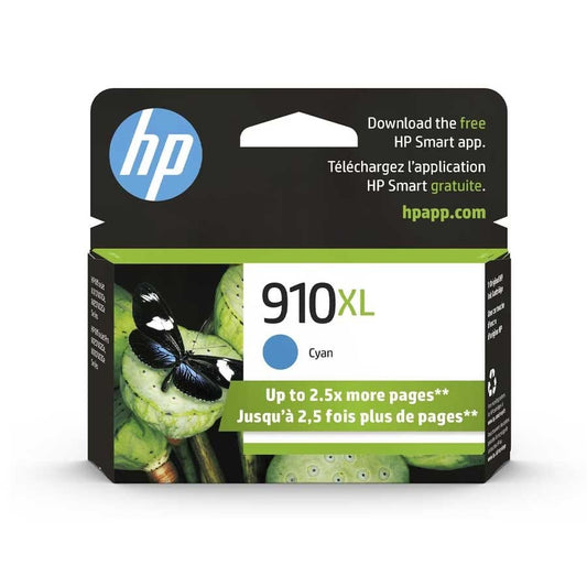HP 910XL OEM Cyan Jet d'encre 825 pages