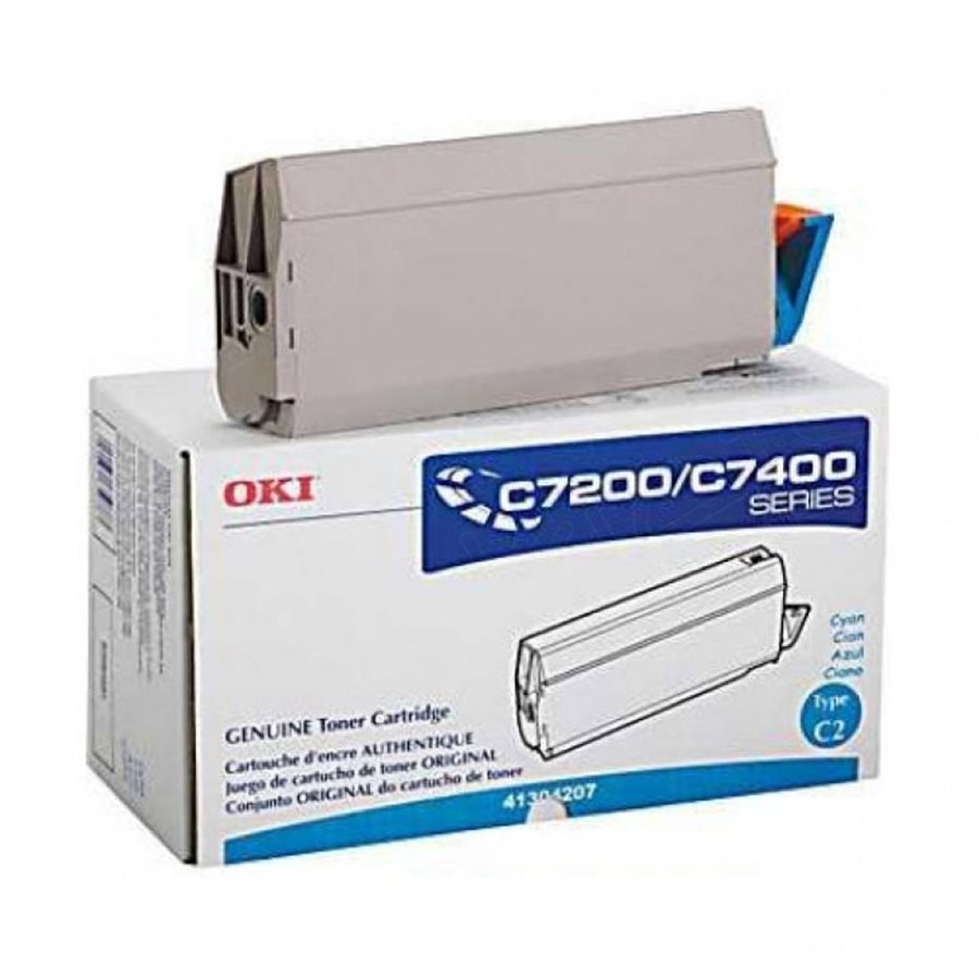 Oki 41304207 (C7200) OEM Toner Cyan 10K