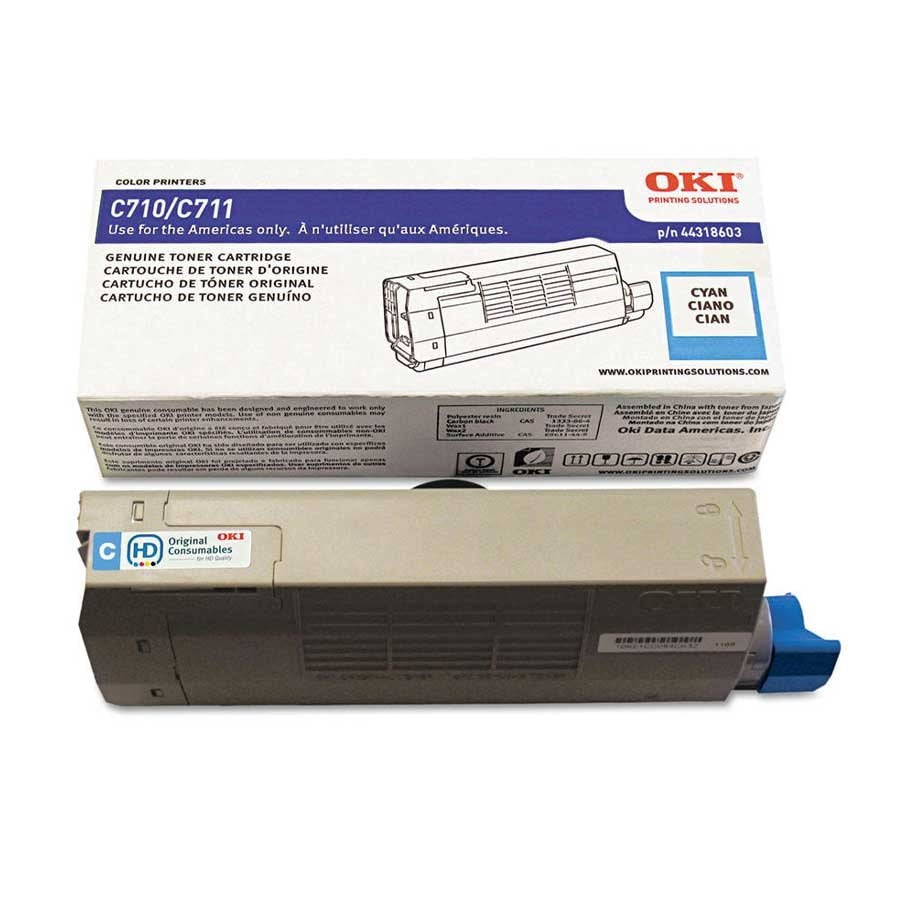 Oki 44318603 (C711) OEM Toner Cyan 11K