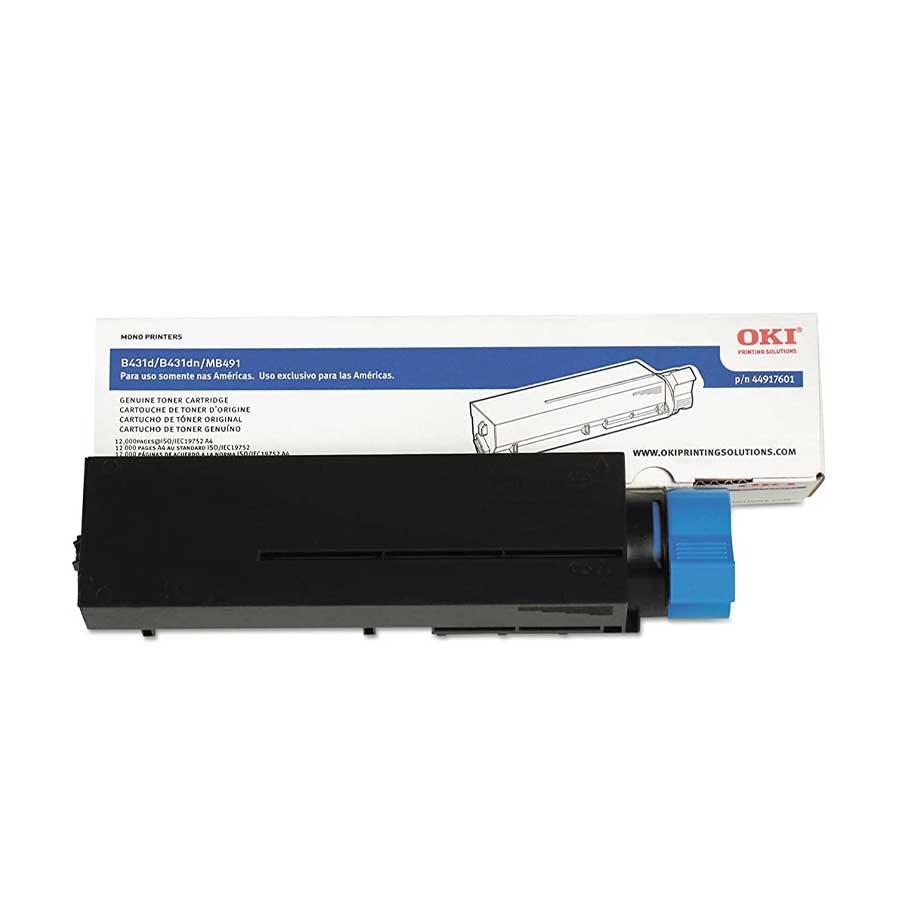 Oki 44917601 (B431) OEM Toner Black  12K