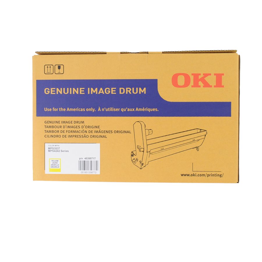 Oki 45395717 (MPS3537/4242) OEM Drum Yellow 30K